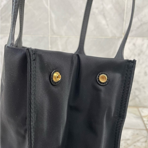 🖤Tory Burch Black Small Ella Nylon Leather Tote Bag - Picture 8 of 14
